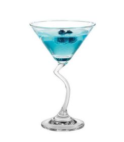 Crystal Cocktail Glass Martini Glass Triangle Glass-Bent Martinis - Default