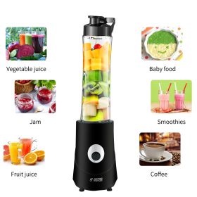 5 Core 20 oz Countertop Blender Electric 160W 600ml for Shakes and Smoothies Powerful Kitchen top Personal Food Processor with Portable Sports Bottle