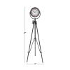 DecMode 57" Black Metal Tall Tripod Clock - DecMode