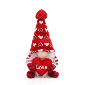 Valentine's Day Faceless Doll Envelope Love Rudolf Doll Decorations